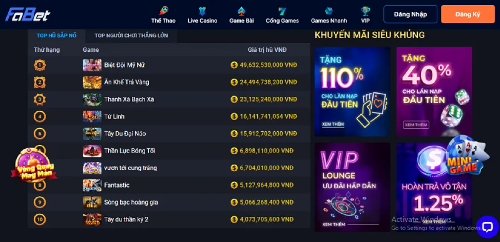 Người chơi trúng Jackpot lớn tại cpc3 code